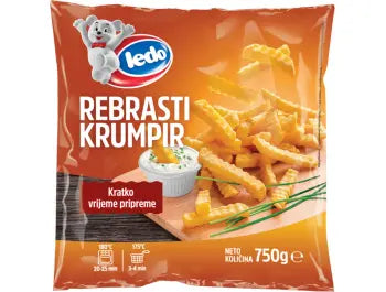 Ledo Rebrasti krumpir 750 g