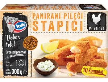 Ledo Panirani pileći štapići, 300 g