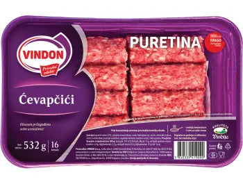 Vindija Vindon Pureći ćevapčići 532 g