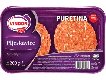 Vindija Vindon pureće pljeskavice 200 g